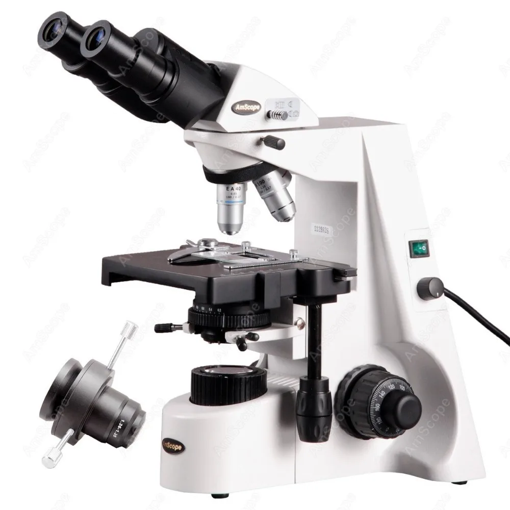 Darkfield Microscope--AmScope Supplies 40X-2500X Professional Infinity Kohler Binocular Microscope | Инструменты