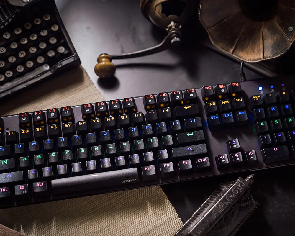 USB Проводная Механическая игровая клавиатура синий и красный цвета содержание