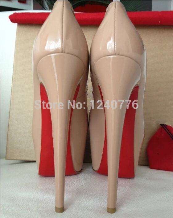 red bottom high heels highness peep toe 