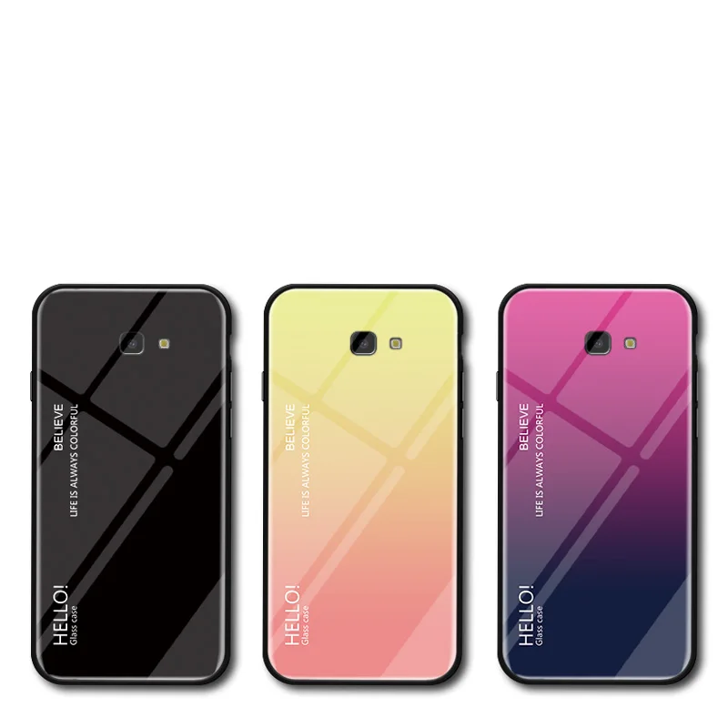 6 0 ''для Samsung Galaxy J4 Plus J415F J415 чехол с градиентом из закаленного стекла чехлы для
