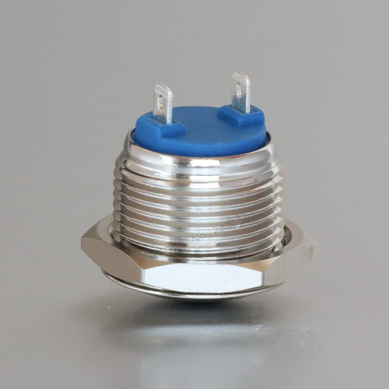 16mm Momentary self reset round high Push Button Switch S16F-10J start horn 2 pin 1NO metal | Обустройство дома