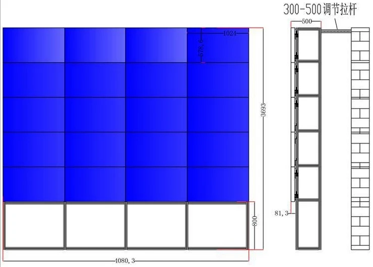 Яркий 700 нит 4K full HD дисплей телевизионная панель 46 47 55 дюймов DID tft hd LCD