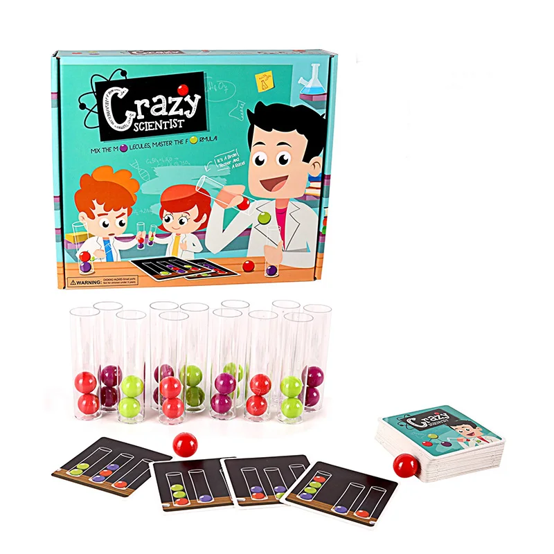 Забавная настольная игра Crazy Scientist набор пробок логическое мышление для детей