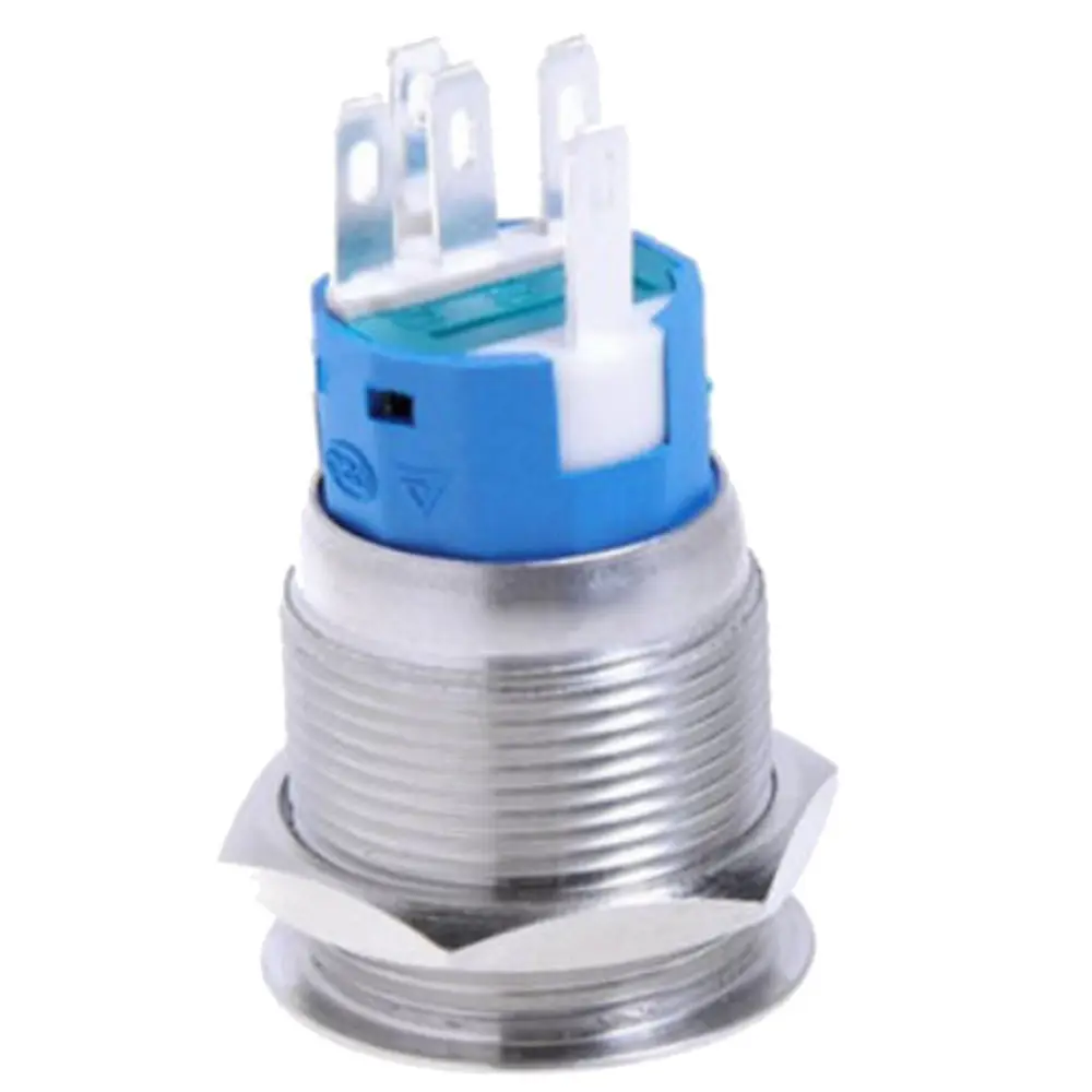 EE поддержка универсальный 19 мм 12 В 5A цвета светодиодный переключатель света