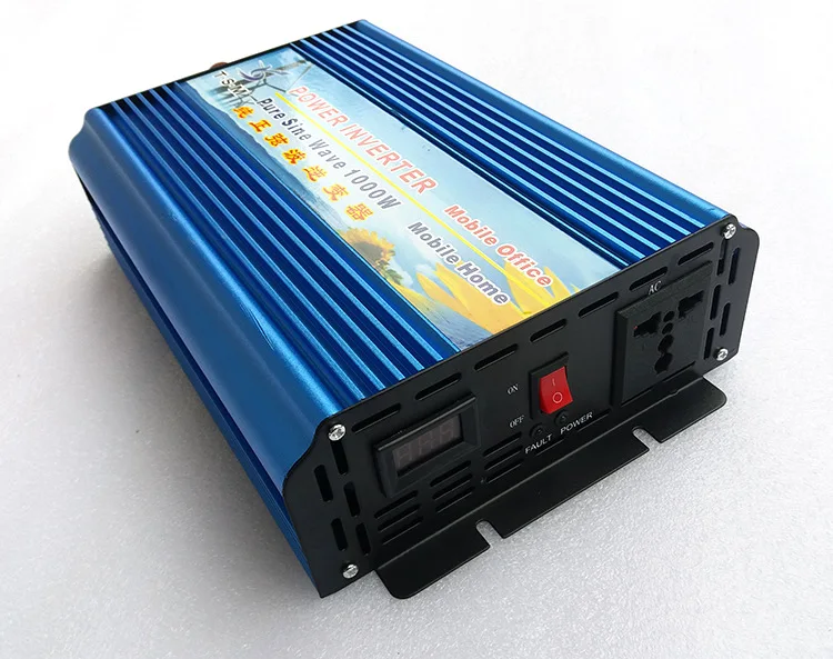 Peak power 2000W rated 1000W DC 12V TO AC110V 120V 60HZ inversor de onda senoidal pura digital display | Обустройство дома