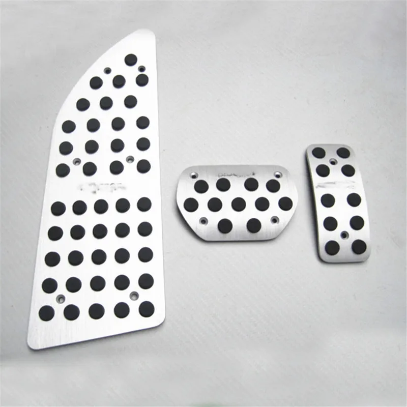 Car Accessory For Peugeot 307 407 408 308cc,Citroen C-Quatre C4 AT/MT Accelerator Brake FootRest Pedal Pad Original Stickers - Название цвета: AT 3PCS