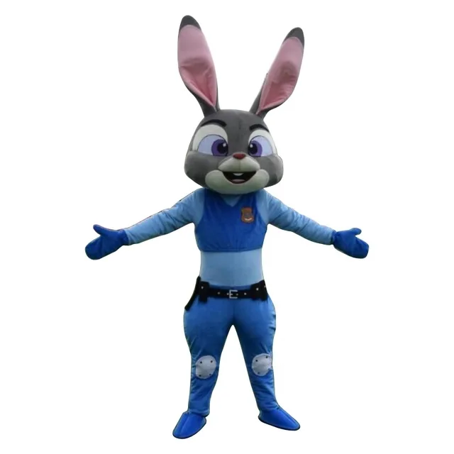 Zootopia Джуди талисман фестиваля костюм воскресение ролевая игра косплей одежда