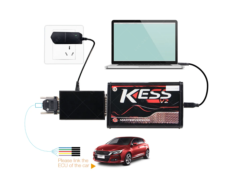 V2.47 ЕС красный Kess V2 V5.017 онлайн OBD2 менеджер Тюнинг Комплект K-TAG V7.020 4 светодиодный Kess 5,017 BDM Рамка KTAG V2.25 ECU программист