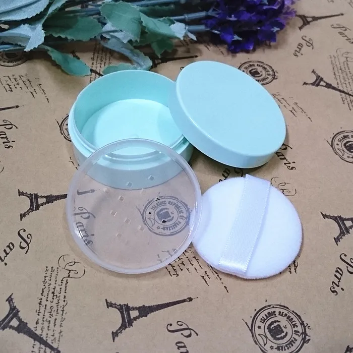 10/20/30pcs Empty Refillable Cosmetic Jar Pot Loose Powder Sifter Case With puff Face Cream Makeup Container | Красота и здоровье