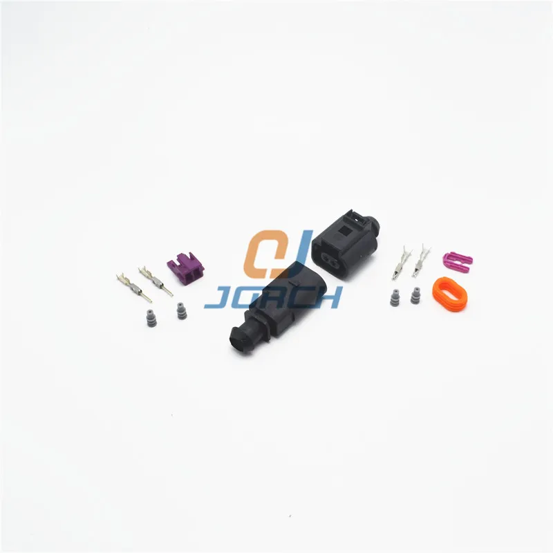 1 комплект 2 Pin 1,5 мм 1J0973802/1J0973702 Авто Датчик температуры разъем vw клапан дефляции разъем водонепроницаемый электрические провода разъемы