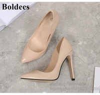 classic designer patent leather women high heel shoes fashion ol ladies dress shoes sexy high heels for wedding party pumps