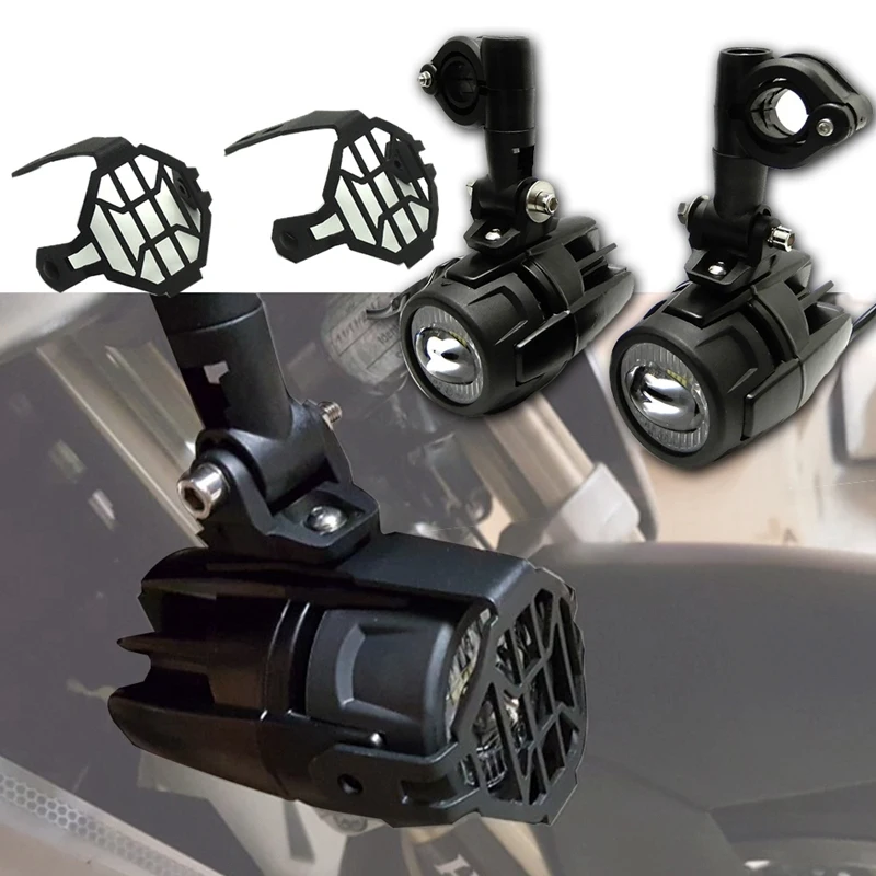 Мотоцикл Led светильник противотуманных фар крышка противотуманной фары защитная