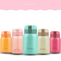high quality 200ml mini cuty coffee vacuum flasks thermos stainless steel drink water bottle termos termo cups and mugs