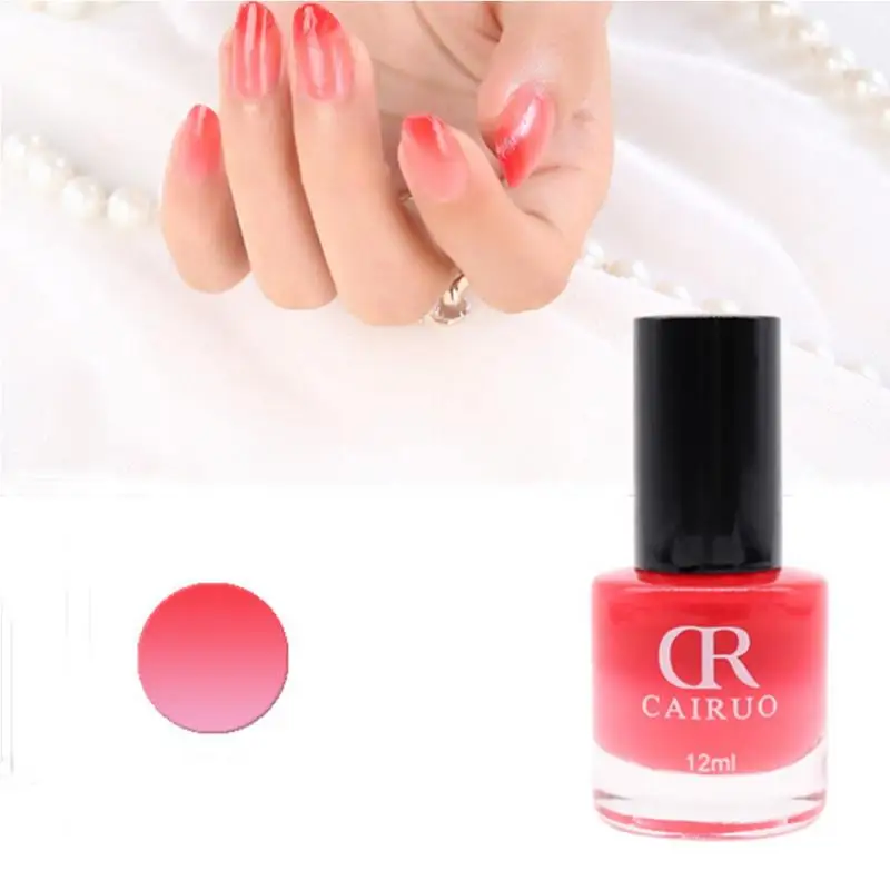 М 1 шт. 12 м температура гель меняющий цвет лак для ногтей термолак Soak Off Gradient color Лак