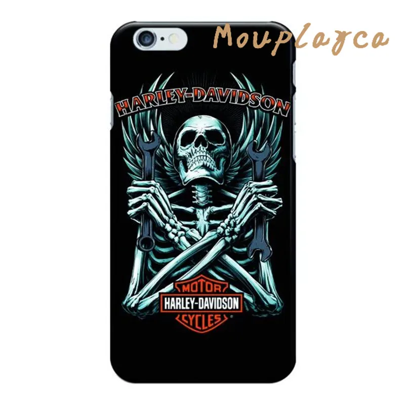 Mouplayca для iphone 5 5s SE 6 6s 7 plus телефон случаях Мягкие TPU силиконовая Прохладный Harley
