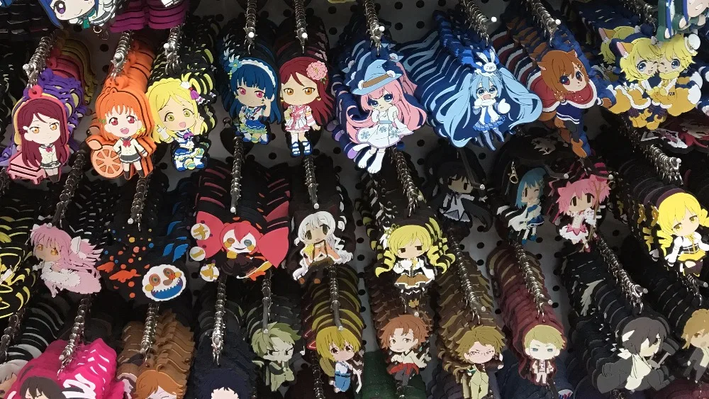 Fate stay night/Touhou project/KUROKO NO BASK оригинальные японские аниме фигурки резиновые подвески для мобильного телефона/брелок/ремешок