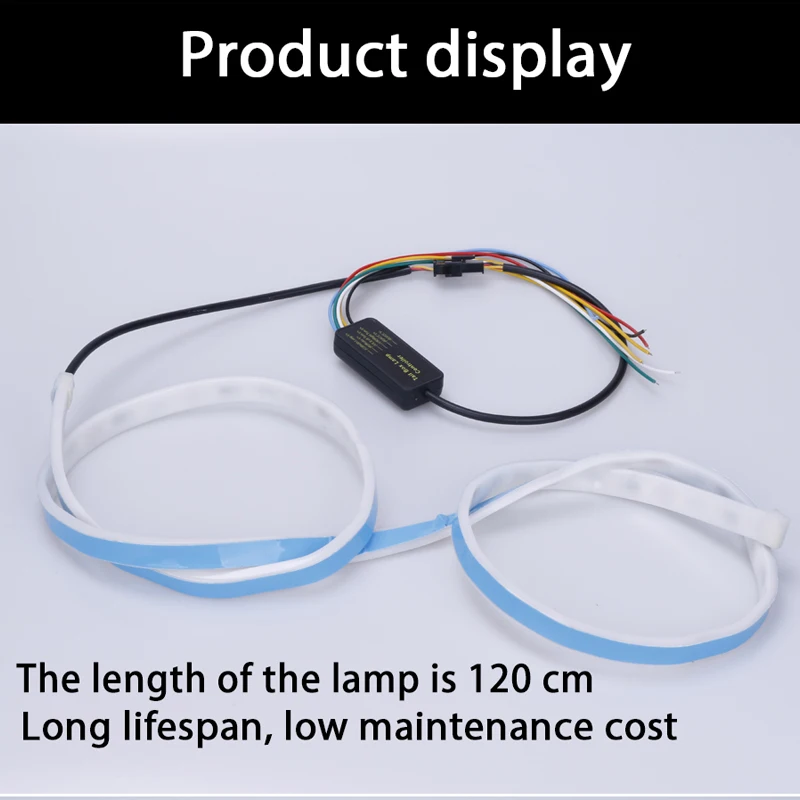 Trunk Strip light Tailgate luggage Car Rear Lamp Dynamic Streamer Floating RGB led strip with Amber Turn Signal Flow 12V | Автомобили и