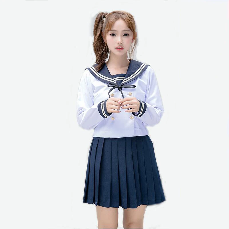 New sweet wear High quality sailor suit students school uniform for ...