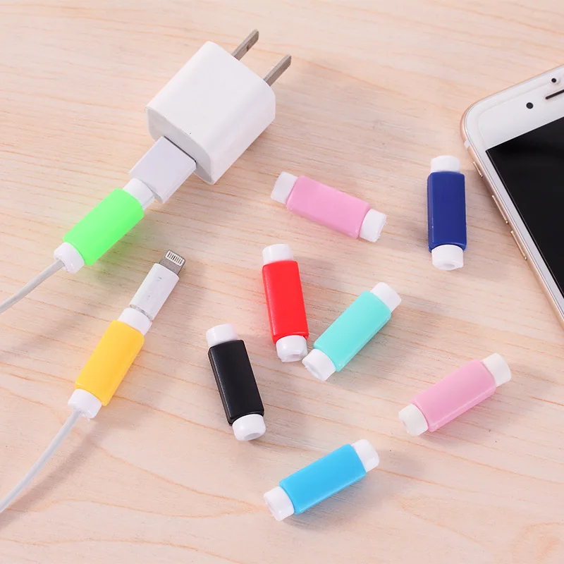 

Cable Protector Data Line Colors Cord Protector Protective Case Long Size Cable Winder Cover For iPhone USB Charging Cable