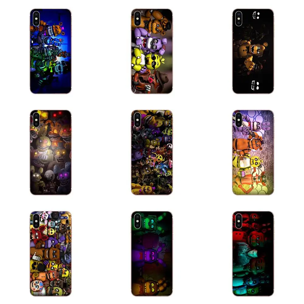 Sfm Fnaf Animatronics мягкие ТПУ чехлы для телефонов Apple IPhone X XS Max XR 4 4s 5 5C 5S SE 6 6S 7 8