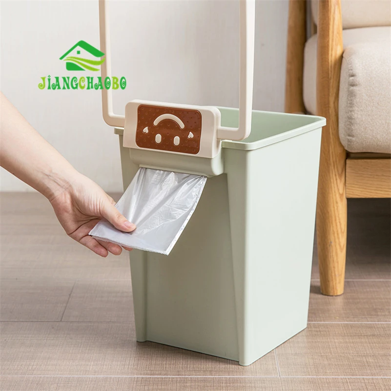 Квадратная корзина для мусора JiangChaoBo без крышки из пластиковой бумаги