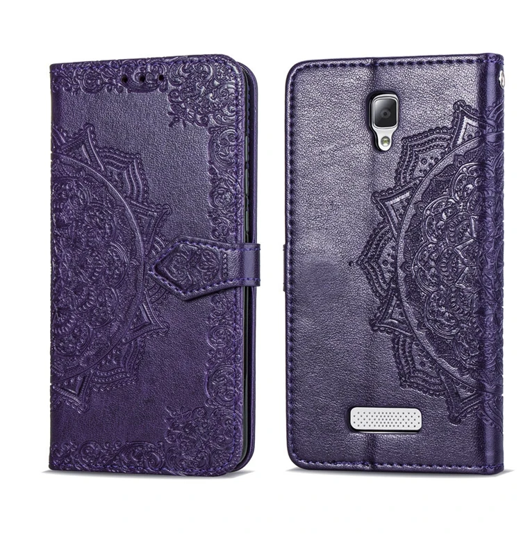 Флип-чехол из тисненой кожи с 3D цветами для Lenovo A2010 2010a чехол A 2010 a A2010a мягкий