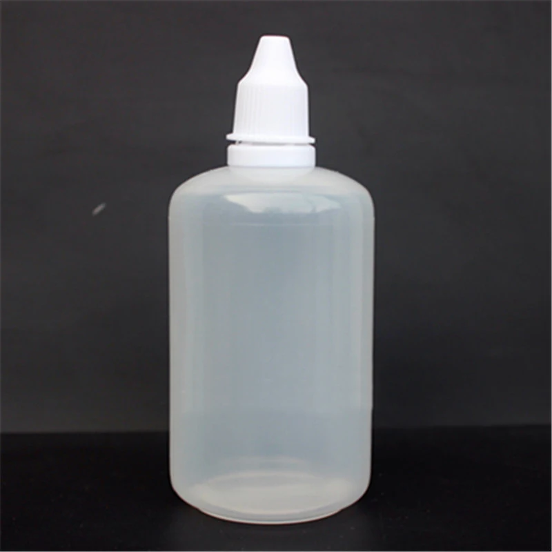 50 шт. прозрачные пластиковые бутылки для жидкости глаз 100 мл|dropper bottle 50pcs|bottle