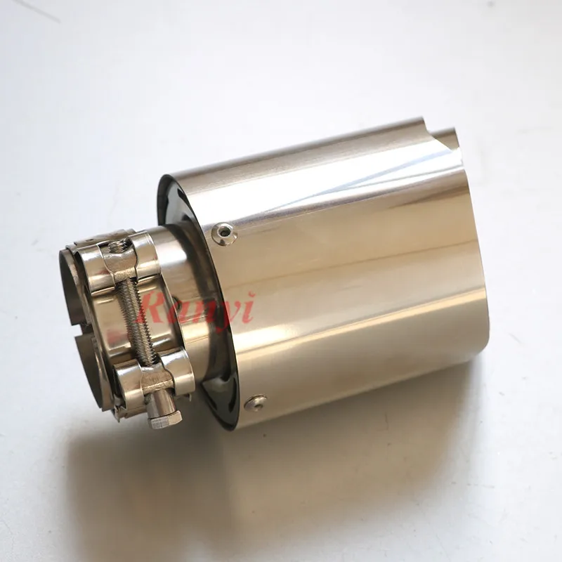 Новейший стиль Akrapovic 304, нержавеющая сталь, универсальная выхлопная система, Концевая труба+ Наконечник Выхлопной Трубы для автомобиля, 1 шт