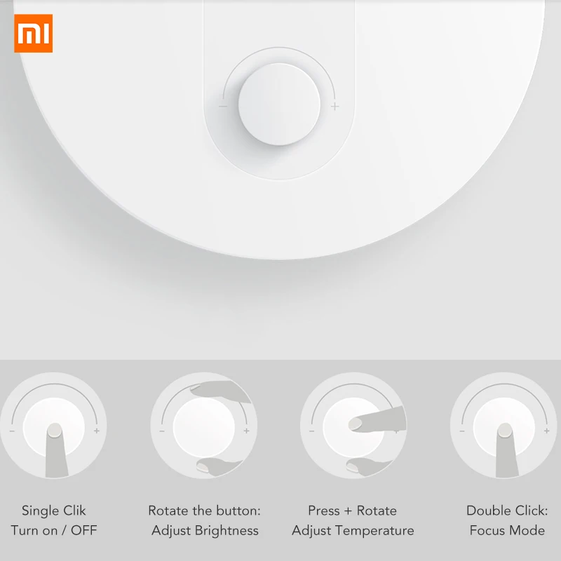 Умная Светодиодная настольная лампа Xiaomi Mijia Mi приглушаемый светильник для чтения