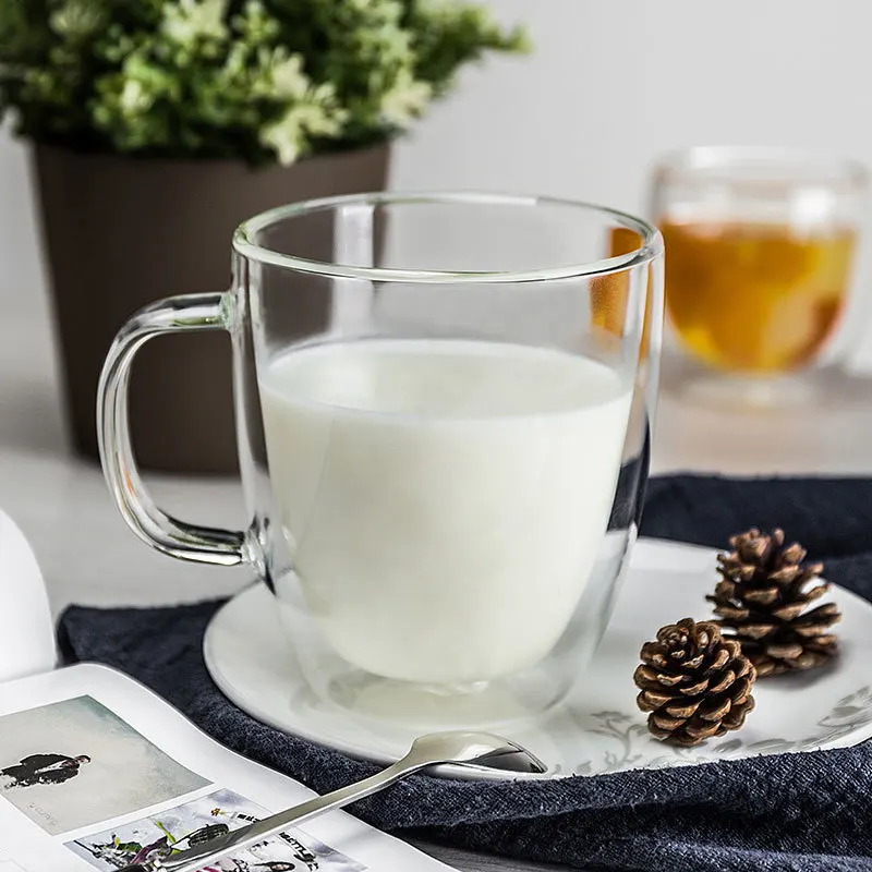 Французский пресс Bodum двухслойная термостойкая стеклянная чашка для кофе чая