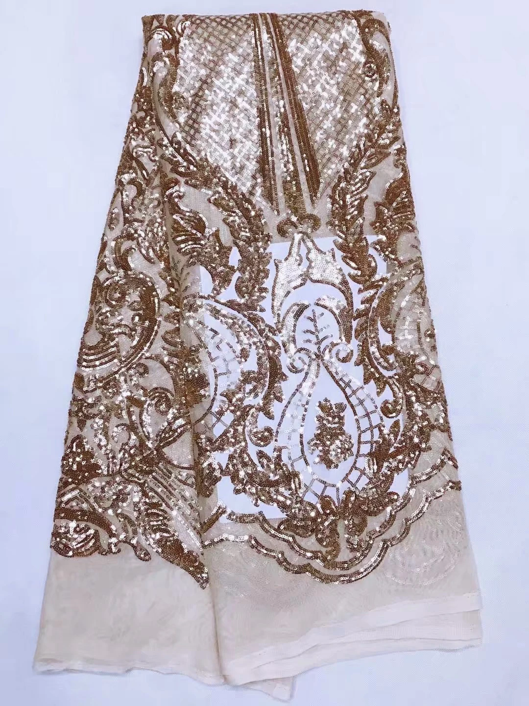 As Picture Черная африканская кружевная ткань высокое качество кружева Aso Ebi сетчатая ткань вышитая блестками нигерийская швейцарская кружевная ткань - Цвет: As Picture