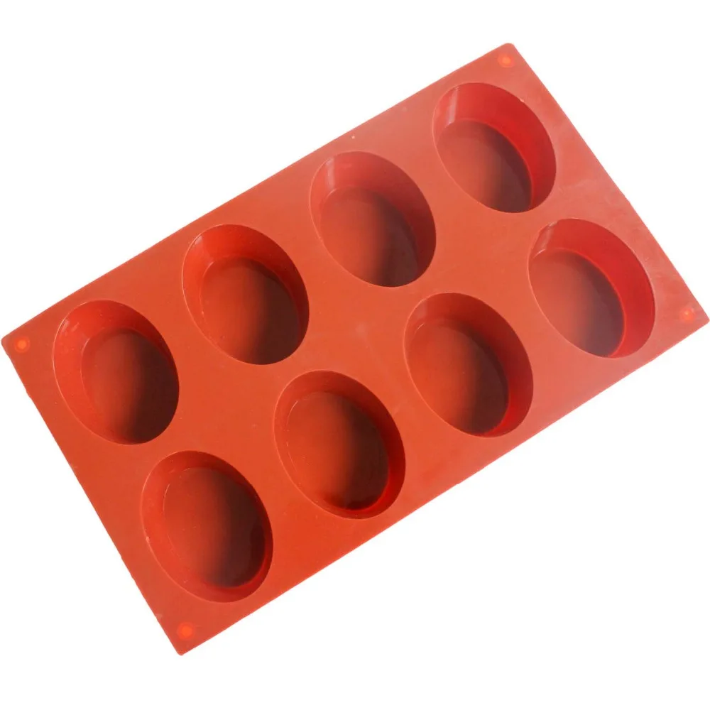 Форма для торта форма мыла 8 эллипса овальная силиконовая конфет шоколада|mould