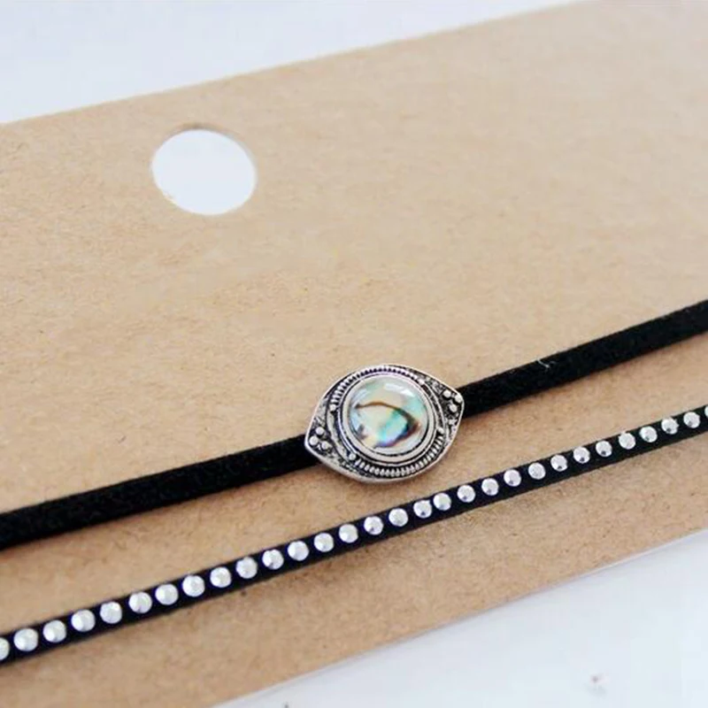 Люра Шейс Модная Винтажная Ожерелье с Рваными Следами Подвески Двойного Слоя Костюмы 2017 Новые Украшения Женщинам Оптом.