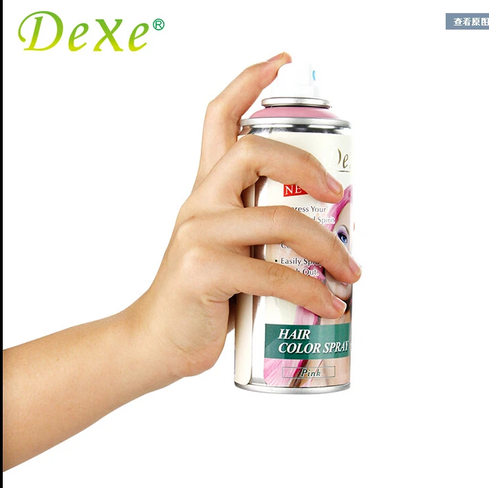 Dexe черный фиолетовый серый цветной спрей для волос легкий окрашивание Уход за