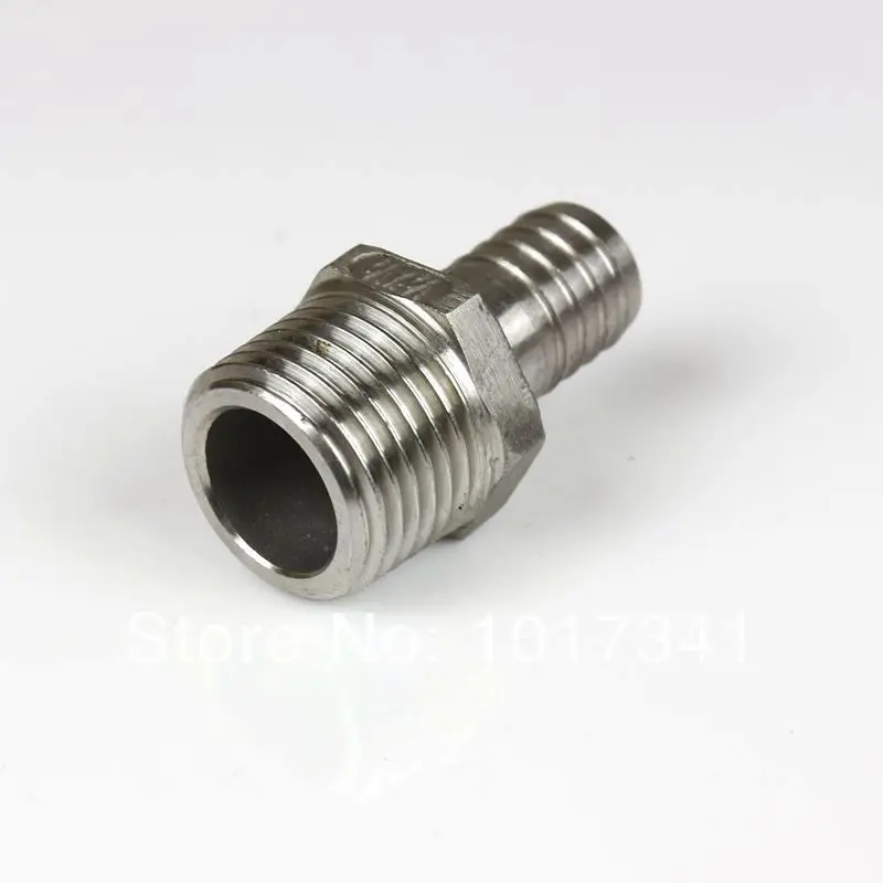 Барб для шлангов из нержавеющей стали 1/2 &quotПапа BSP x 1/2&quot оборудование