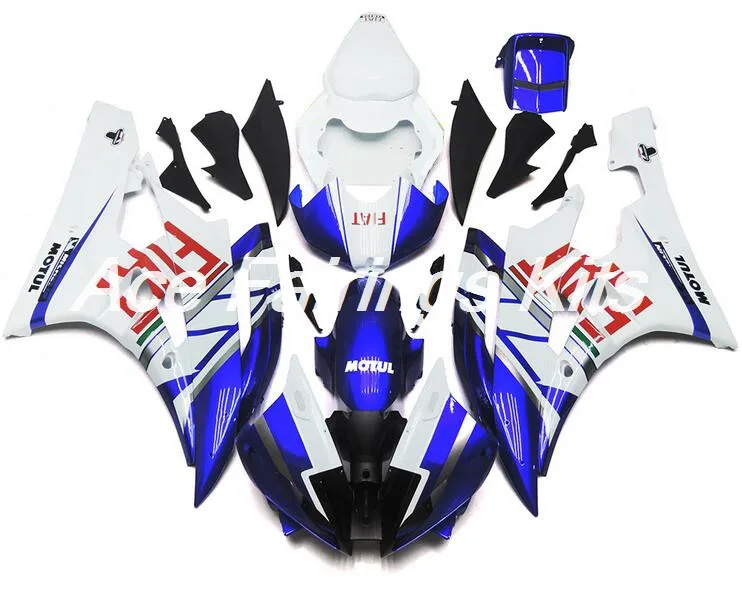 Полный обтекатели, пригодный для Yamaha YZF 600 R6 06 07 YZF-R6 2006 2007 ABS пластик мотоцикл обтекатель комплект Cowling Лидер продаж