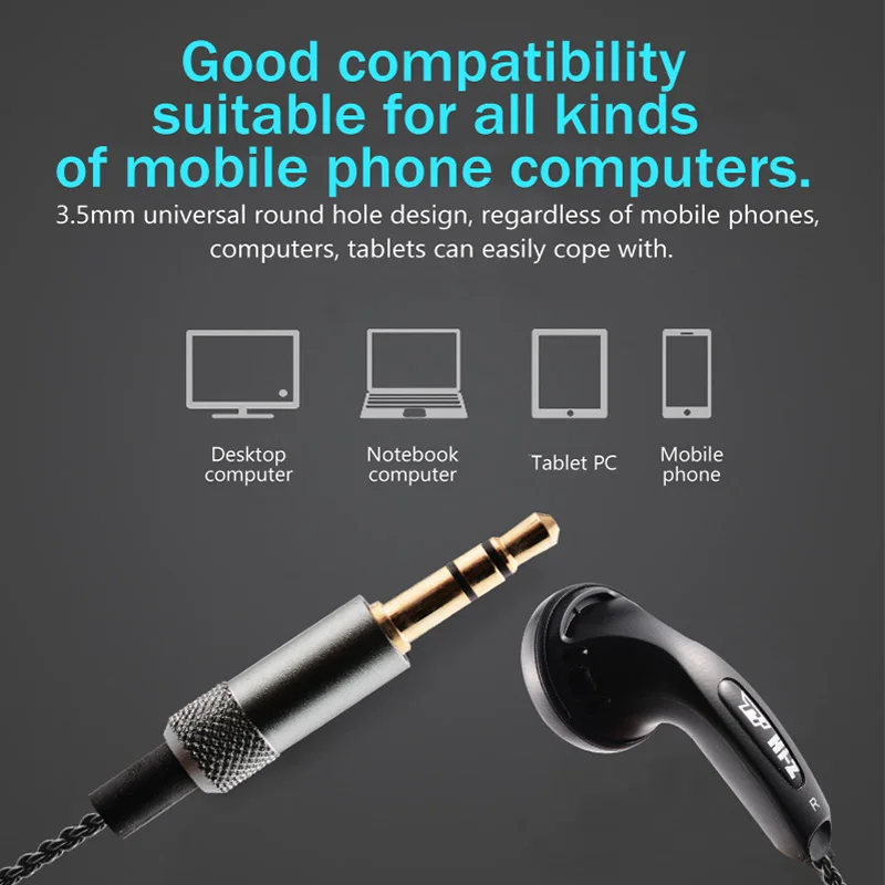 Портативные Внутриканальные наушники TY Hi Z Ом Fi плоские с супер басами Pk Monk