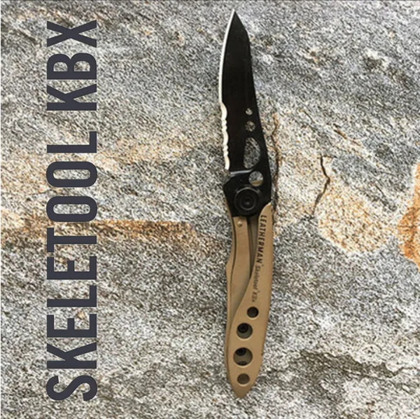 Coyote Tan LEATHERMAN-skelecool KBX/KB карманный нож с открывалкой для бутылок - Цвет: Coyote Tan