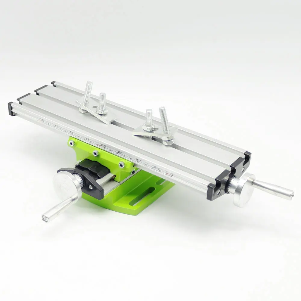 Миниатюрный Многофункциональный поперечный Рабочий стол для сверления