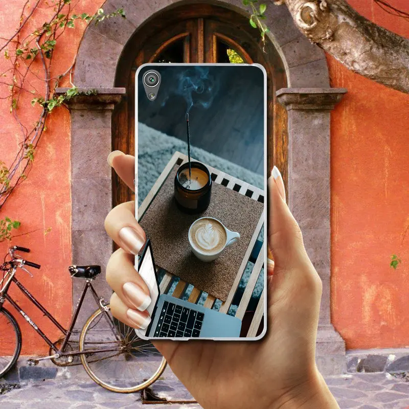 Art Coffee вкусный кофе мягкие мобильные чехлы для телефона из термополиуретана Sony