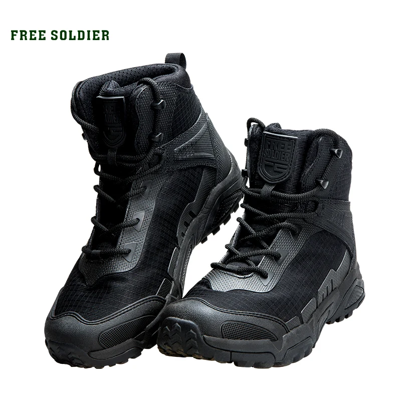 FREE SOLDIER outdoor sports tactical military men boots wear-resistant shoes for hiking climbing camping