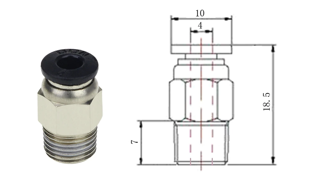 E3D V6 Hotend XCR3D 3d принтер экструдер части 0,4/1,75 мм j-головка дистанционного управления 12 в 24 В