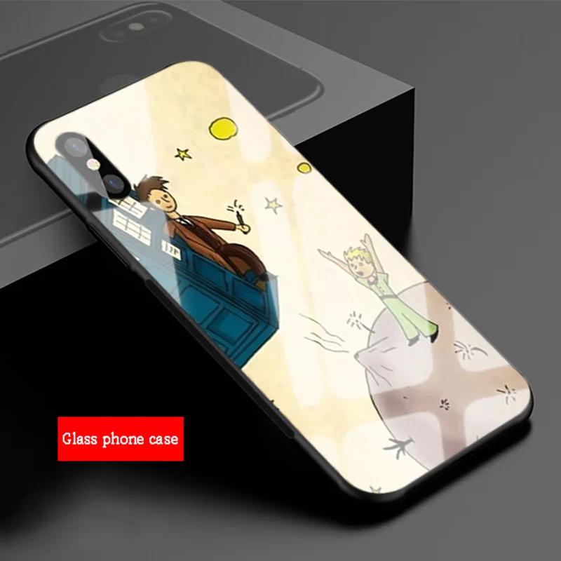 Doctor who tardis художественный Синий чехол из закаленного стекла для телефона iPhone 6 6plus