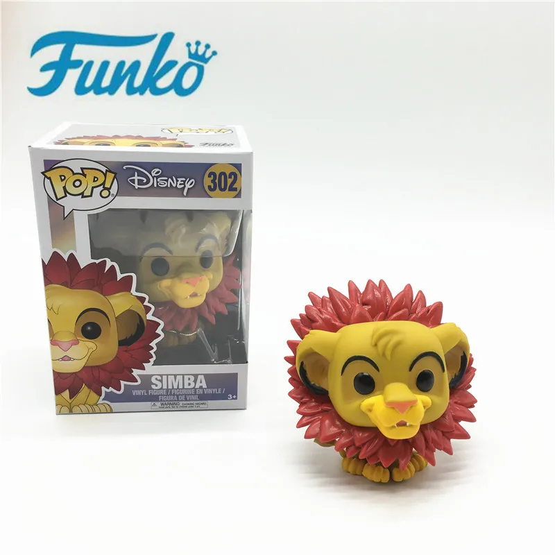 Оригинальный FUNKO POP Animation-lion Wang Simba-Фигурки игрушки для друга Детские Коллекция