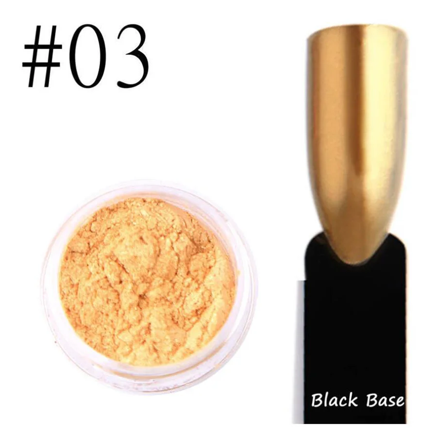 Пилочки для ногтей bittb зеркальный порошковый хромированный блеск