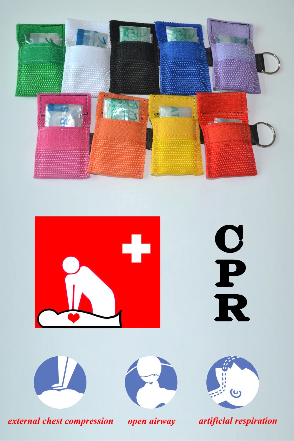 1 шт. Elysaid реанимация CPR барьер брелок Маски Рот в рот CPR брелок для лица щит для первой помощи наборы для ухода за здоровьем