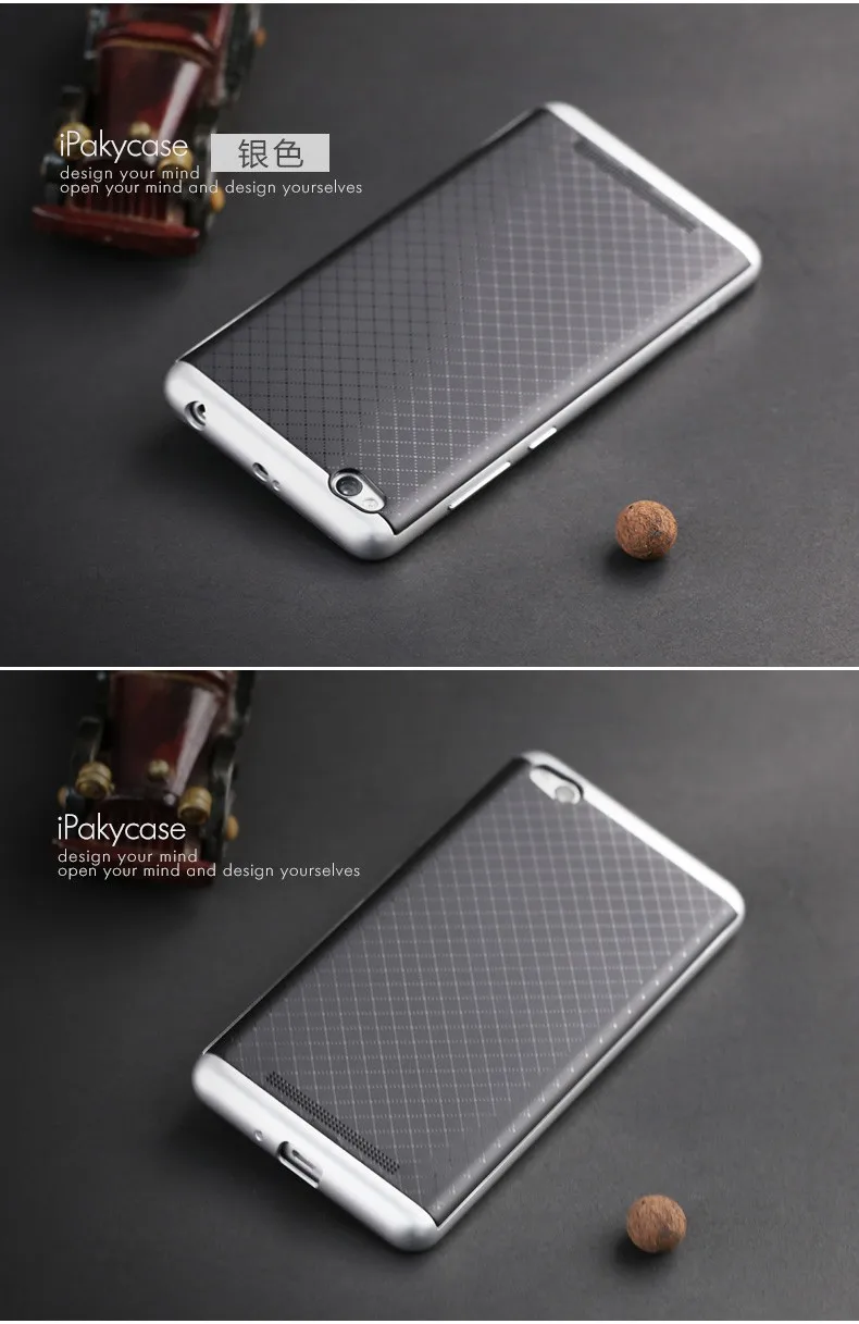 Чехол для Xiaomi redmi 3 iPaky защитный бампер для ПК+ силиконовая задняя крышка для Xiaomi redmi 3s крышка redmi 3 pro Чехлы 5,0"