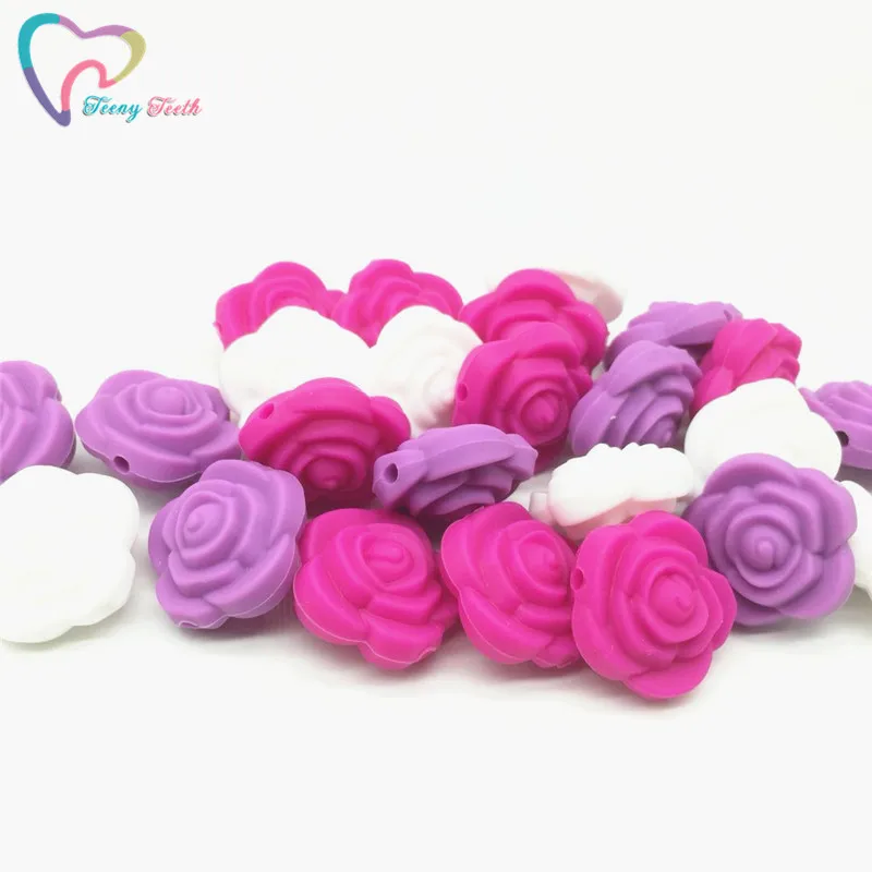 Детские Прорезыватели для зубов аксессуары 9 шт. 21 мм белая фиолетовая