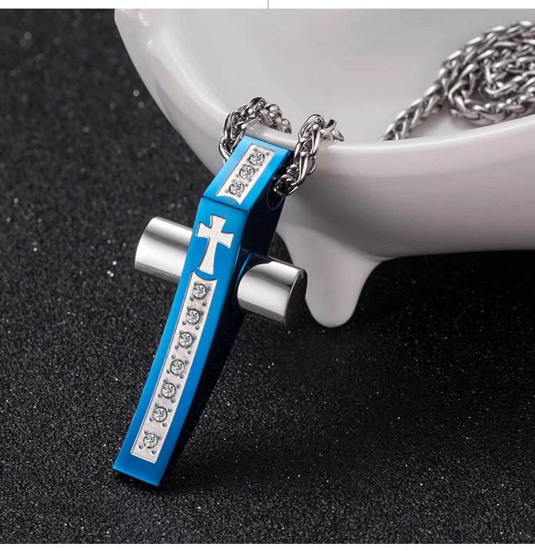 ARMNVNV новый панк стиль 316L нержавеющая сталь рок Unix мужские крутые золотые синие