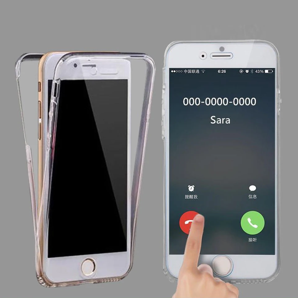 Case For iphone 7 Plus SE 5s 6 6s 8 X XR XS MAX Cover 360 Full Clear Silicone Huawei P30 Pro P20 Lite P10 Mate 20 10 |